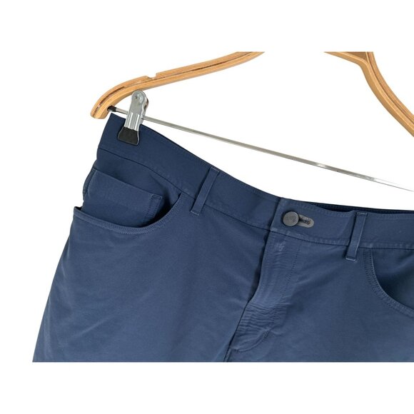 Public Rec Dealmaker Chino Navy Blue Slim Fit Performance Pants Joggers 33/28 - Picture 6 of 8